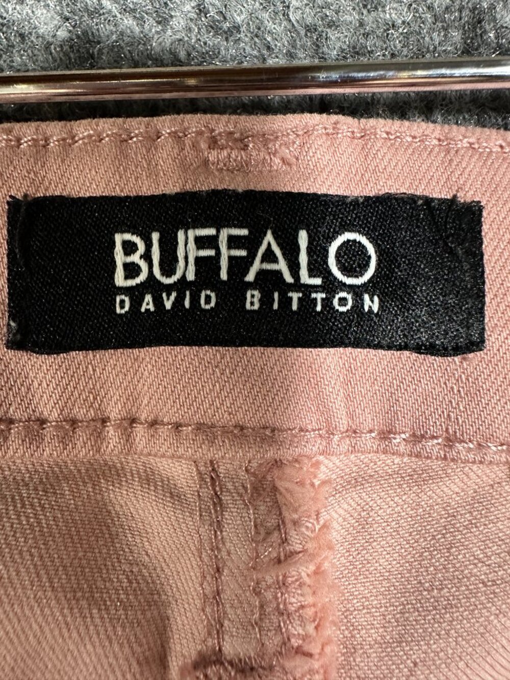 Buffalo Jeans Womens 6 Aubrey Mid Rise Stretch Super Soft Ankle Grazer Pink - Picture 5 of 10